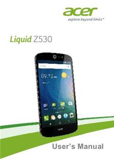 Acer Liquid Z530 manual. Camera Instructions.